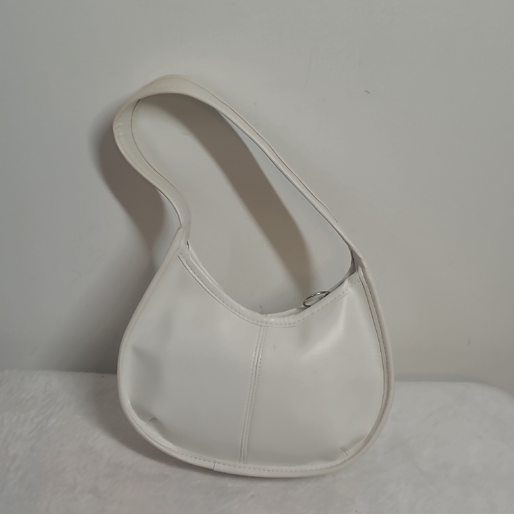 Elegant White Women's Handbag - Picture 2 of 8